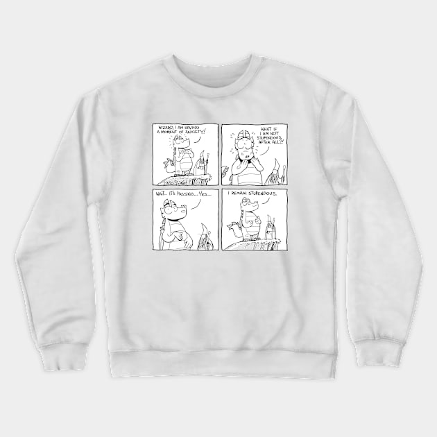 Kid Wyrm #49 - Stupendous Crewneck Sweatshirt by Slack Wyrm